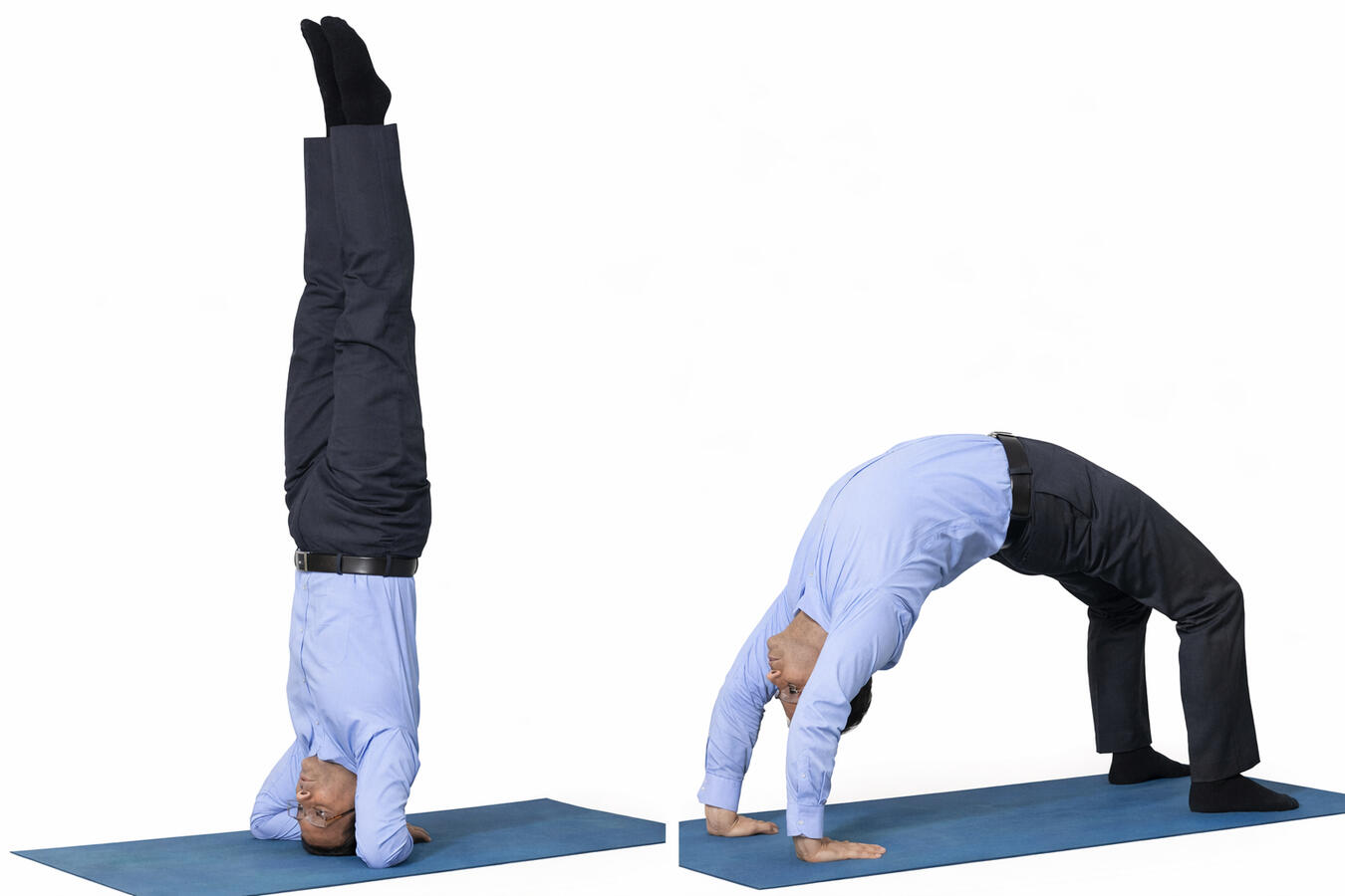 Me Doing Sirsasan and Chakrasan